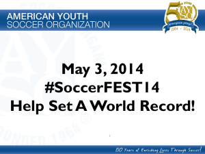 Check out a fast presentation about #SoccerFEST14