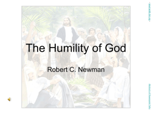 The Humility of God - newmanlib.ibri.org