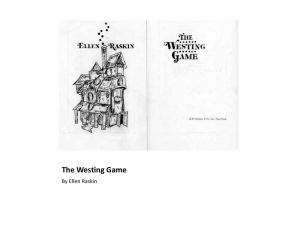 The Westing Game - Madison County Schools