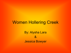 Women Hollering Creek