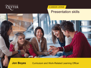What makes an effective presentation?