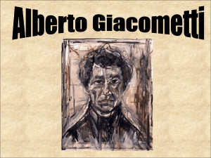 Powerpoint – Alberto Giacometti.