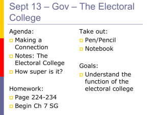 Sept 13 – Gov – Going to College