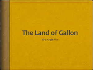 The Land of Gallon