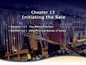 Lesson 13-1 - Marketing Education