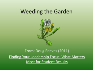 Finding your leadership focus: What matters most for student results