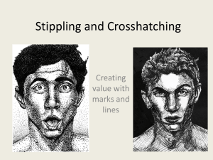 Stippling and Crosshatching Powerpoint