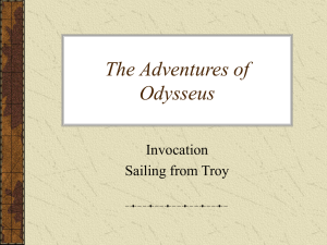 Invocation and Sailing from Troy