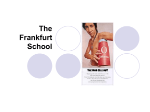 The Frankfurt School