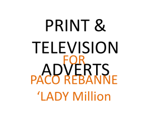 Adverts For Paco Rebanne Lady Million