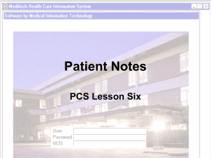 Patient Notes