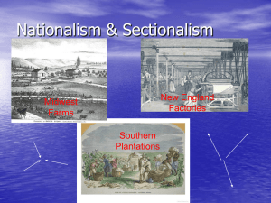 Nationalism & Sectionalism ppt