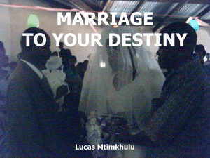 MARRIAGE - lucas mtimkhulu