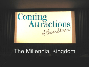 End Times: The Millennial Kingdom