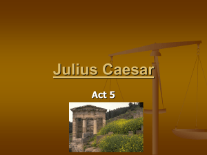 Julius Caesar Act 5
