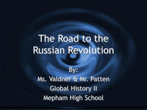 Causes Russian Revolution