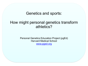Do Now - Personal Genetics Education Project
