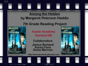 Among the Hidden by Margaret Peterson Haddix 7th