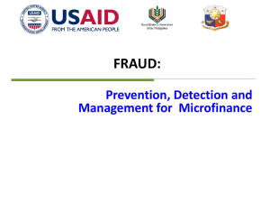 2 Fraud- Prevention, Detection a