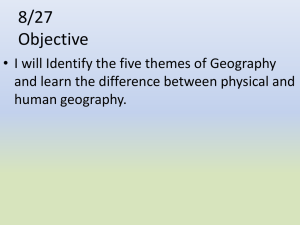 5 Themes of Geography PPT