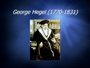 Hegel`s Dialectic