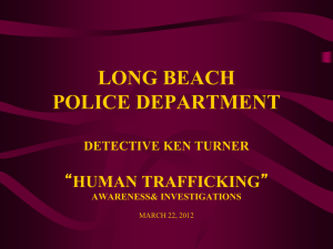 Long Beach PD Human Trafficking Awareness and Investigations