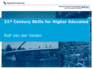 21st Century Skills for Higher Educated - Neth-ER