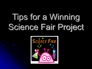 Tips for a Successful Science Fair Project