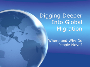 Digging Deeper Into Global Migration