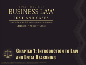 Clarkson, Business Law 12th ed (2012)