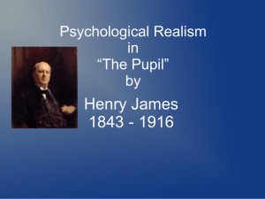 Henry James Power Point