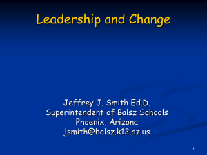 Leadership & Change PowerPoint