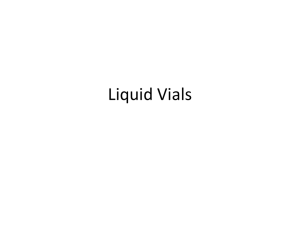 Liquid Vials