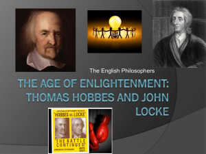 Thomas Hobbes and John Locke