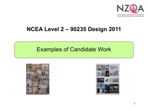 NCEA Level 2 - Design 2011 Exemplars