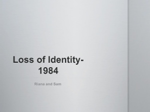 Loss of Identity