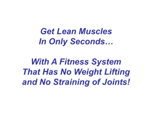 Get Lean Muscles In Only Seconds… With A Fitness System That