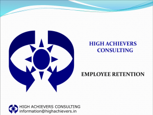 Employee Retention - HIGH ACHIEVERS CONSULTING