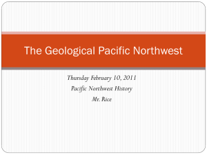 The Geological Pacific Northwest