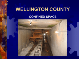 Confined Space - Wellington County Training Officers Association