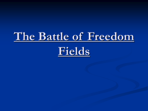 The Battle of Freedom Fields