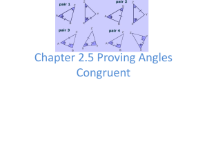 Chapter 2.5 Geometry