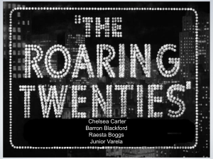 The roaring 20`s