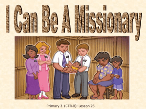 There Are Many Ways to Be Missionaries