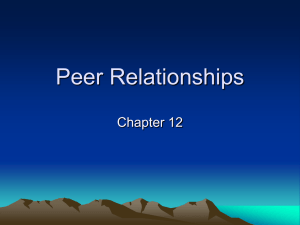 Peer Relationships - Illini West High School
