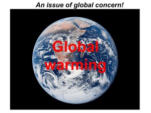 Global warming 1