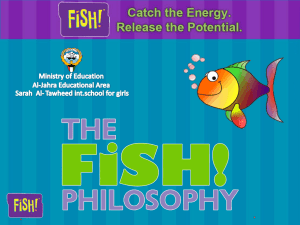 The fish philosophy - Jahra ELT Supervision