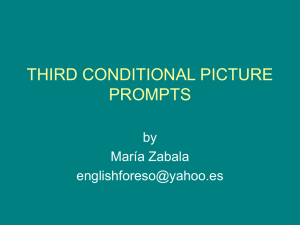 THIRD CONDITIONAL PICTURE PROMTS