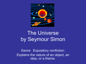 The Universe by Seymour Simon
