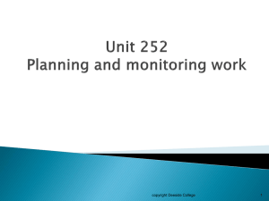 T2.1 Planning & Organising the Team`s Work